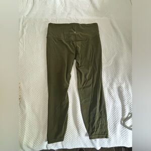 athleta 1x ultra high rise 7/8 legging army green